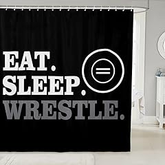 Wrestle bathroom curtain for sale  Delivered anywhere in UK