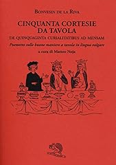 Cinquanta cortesie tavola. usato  Spedito ovunque in Italia 