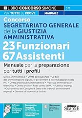 Concorso segretariato generale usato  Spedito ovunque in Italia 