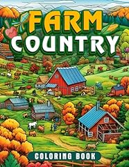 Farm country coloring for sale  Delivered anywhere in USA 