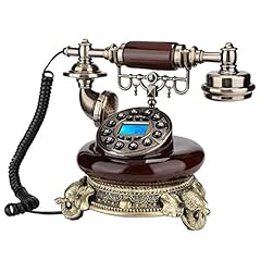 L-ROM Telefono Antico, Funzione di ricomposizione a Un Tasto Telefono Antico Vintage Aspetto Squisito per la Decorazione Domestica usato  Spedito ovunque in Italia 