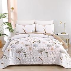 Dinjoy floral quilt for sale  Delivered anywhere in USA 