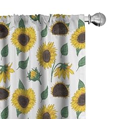 Ambesonne sunflower curtains for sale  Delivered anywhere in USA 