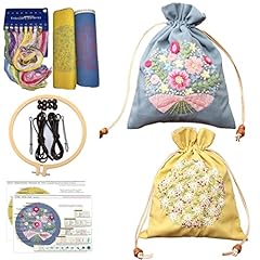 Pack embroidery drawstring for sale  Delivered anywhere in UK