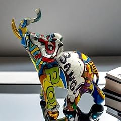 Colorful elephant statue for sale  Delivered anywhere in USA 