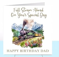 Steam train birthday for sale  Delivered anywhere in UK