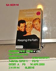 Keeping faith vhs for sale  Delivered anywhere in USA 