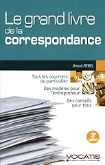 Grand livre correspondance d'occasion  Livré partout en France