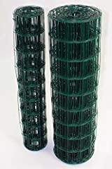 Used, Easipet Green PVC Coated Steel Wire Mesh Fencing 120cm for sale  Delivered anywhere in Ireland