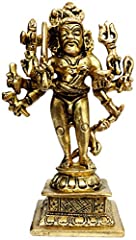 Purpledip Brass Idol Kaal Bhairava, Avatar of Siva: for sale  Delivered anywhere in Canada