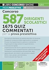 Concorso 587 dirigenti usato  Spedito ovunque in Italia 