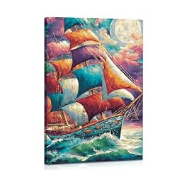 Sailing ship wall for sale  Delivered anywhere in USA 