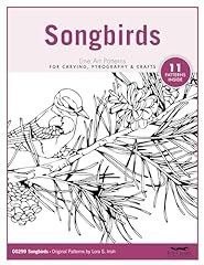 Songbirds line art for sale  Delivered anywhere in UK