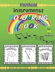Musical instruments colouring for sale  Delivered anywhere in UK