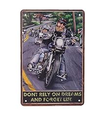 Metal motorcycle signs for sale  Delivered anywhere in USA 