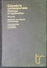 Géometrie contemporaine metho d'occasion  Livré partout en France
