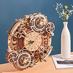 ROBOTIME 3D Wooden Puzzles Clock Model Kit for Adults for sale  Delivered anywhere in Canada