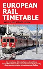 European rail timetable usato  Spedito ovunque in Italia 