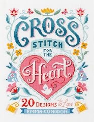 Cross stitch heart for sale  Delivered anywhere in UK