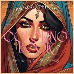 Amazing portrait colorbook usato  Spedito ovunque in Italia 