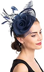 Ibluelover women fascinator for sale  Delivered anywhere in UK