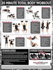 Powerblock exercise poster for sale  Delivered anywhere in USA 