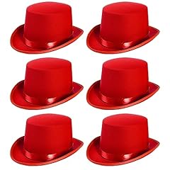 Cappello cilindro rosso usato  Spedito ovunque in Italia 