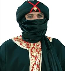Turban tuareg schwarz gebraucht kaufen  Wird an jeden Ort in Deutschland