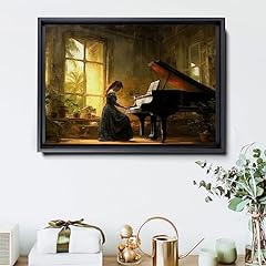 Antique pianist painting for sale  Delivered anywhere in USA 