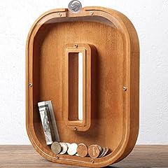 Wooden letter piggy for sale  Delivered anywhere in USA 