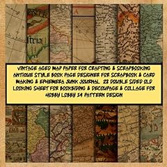 Vintage aged map for sale  Delivered anywhere in USA 