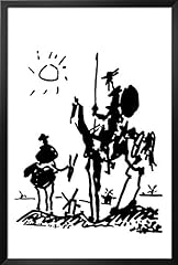 Quixote framed poster for sale  Delivered anywhere in USA 