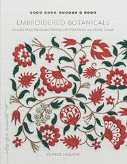 Embroidered botanicals beautif for sale  Delivered anywhere in USA 