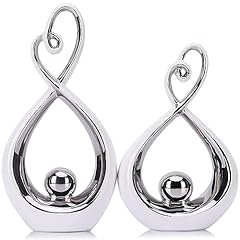 Silver decor accent for sale  Delivered anywhere in USA 