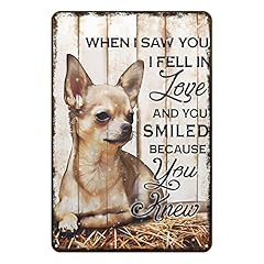 Dog tin sign for sale  Delivered anywhere in USA 