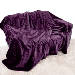 Purple aubergine mink for sale  Delivered anywhere in UK