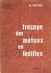 Traçage métaux feuilles d'occasion  Livré partout en France