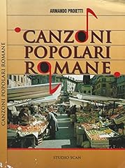 Canzoni popolari romane. usato  Spedito ovunque in Italia 