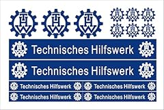 Thw aufkleber set gebraucht kaufen  Wird an jeden Ort in Deutschland