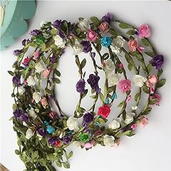 6pcs flower crown for sale  Delivered anywhere in Ireland