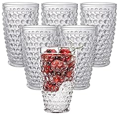 Lawei Set of 6 Hobnail Glasses Tumbler - 12 Oz Highball for sale  Delivered anywhere in Canada