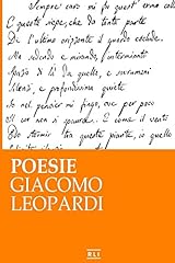 Poesie. leopardi usato  Spedito ovunque in Italia 