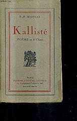 Kalliste poemes chants d'occasion  Livré partout en France