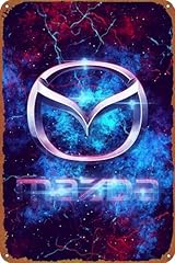 Mazda targa metallo usato  Spedito ovunque in Italia 