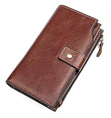 Eliveken leather wallet for sale  Delivered anywhere in UK