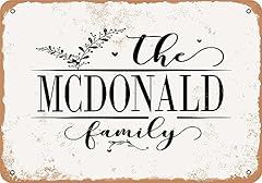 Metal sign mcdonald for sale  Delivered anywhere in USA 