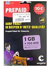 Congstar starterpaket allnet gebraucht kaufen  Wird an jeden Ort in Deutschland