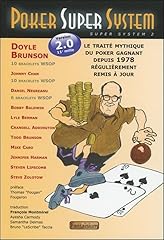 Poker super system d'occasion  Livré partout en France