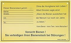 Germerott bienentechnik schild gebraucht kaufen  Wird an jeden Ort in Deutschland