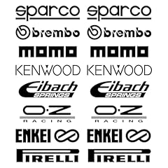Kit adesivi sponsor usato  Spedito ovunque in Italia 